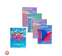 Nadal Edarca - Pack reforç 4t Primària | 5 quaderns de repàs: Llengua catalana, Llengua castellana, Matemàtiques, Anglès, Comprensió lectora | Estiu Vacances | 9-10 anys