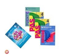 Nadal Edarca - Pack reforç 4t Primària | 5 quaderns de repàs: Valencià, Castellà, Matemàtiques, Anglés, Comprensió lectora | Estiu Vacances | 9-10 anys