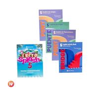 Nadal Edarca - Pack reforç 5è Primària | 5 quaderns de repàs: Llengua catalana, Llengua castellana, Matemàtiques, Anglès, Comprensió lectora | Estiu Vacances | 10-11 anys