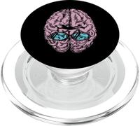 Nadando en mi mente cerebro PopSockets PopGrip para MagSafe