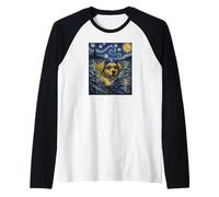 Nadando Golden Retriever Art Nadador Perro Le Encanta Nadar Camiseta Manga Raglan