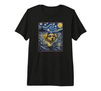 Nadando Golden Retriever Art Nadador Perro Le Encanta Nadar Camiseta Premium