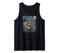 Nadando Golden Retriever Art Nadador Perro Le Encanta Nadar Camiseta sin Mangas
