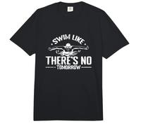 Nadar como si no hubiera mañana Atleta de natación Comfort Colors Adult Heavyweight T-Shirt