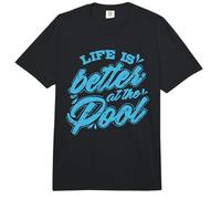 Nadar La Vida es Mejor en la Piscina Comfort Colors Adult Heavyweight T-Shirt
