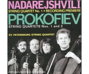 Nadarejshvili : Quatuor à cordes n° 1 (1ère Mondiale) - Prokofiev : Quatuors à cordes n° 1 et n° 2