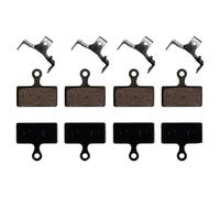 NADCFN 4 Pares de Pastillas de Freno de Disco aptas para Shimano M988 M985 XT aptas para TR M785 aptas para SLX M666 M675 aptas para Deore M615(4 Pairs Resin)