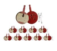 NADCFN Apto para SRAM Apto para Avid BB5 Apto para Promax DC710 DC720 DC913 MTB Pastillas de Freno de Disco hidráulico para Bicicleta Disco de Bicicleta(10pairs)