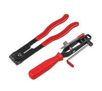 NADCFN Botas CV Juego de alicates para Abrazaderas Guardapolvos Juntas homocinéticas. Kit Herramientas para Bridas Coche. Abrazaderas o para automóviles Juego De Botas CV De Silicona(03 Set-Red)