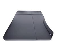 NADCFN Cama para Dormir Coche Colchón de Aire no Inflable Duradero para vehículo, Asiento Trasero Universal, Cuna de Viaje montada en el Coche, Tela de Felpa Colchón De Aire para(Gray)