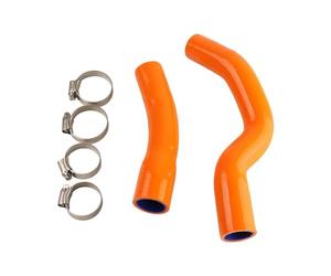 NADCFN Cooler Kit Compatible con KTM Duke 790 Duke 890R Duke790 Duke 890, Accesorios Refrigeración para Motocicletas, Tubería Agua,Refrigerante De Radiador De Silicona Enfriador Aceite(Orange)
