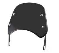 NADCFN Deflector de Viento Deflector de Viento Ajustable para Parabrisas de Motocicleta, Flujo de Aire, para Faros de 5 a 7 Pulgadas, Accesorios universales para Motocicleta. Deflectores(Black)