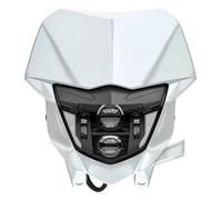NADCFN Faros Compatible con WR450F WR250F 2014-2025 faro delantero de motocicleta con máscara DRL, faro LED de carenado Faro LED Moto(Light Mask White2)