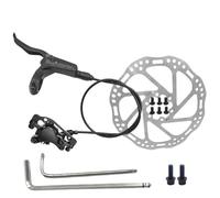 NADCFN Freno hidráulico A2 MTB Bicicleta Discos de Aceite Palanca 2 pistones 160MM 180MM Rotor Pinza Trasera Delantera Izquierda Derecha(160 L-F Rotor)