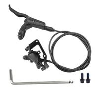 NADCFN Freno hidráulico A2 MTB Bicicleta Discos de Aceite Palanca 2 pistones 160MM 180MM Rotor Pinza Trasera Delantera Izquierda Derecha(180 Left Rear)