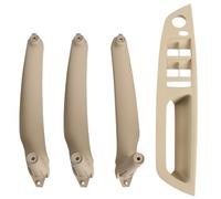 NADCFN Juego de 4 embellecedores interiores para manijas de puertas de coches con volante a la izquierda o a la derecha, compatible con BMW E70, E71, E72, X5 y X6.(Model B RHD Beige)