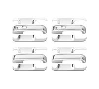 NADCFN Kit de cubierta decorativa exterior para manija de puerta de Ford F150 (2015-2020).(Type A Silvery)