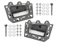 NADCFN Kit de manijas interiores para puertas 82134 82139 82143 1JV471J3AA Compatible con Grand Compatible con Cherokee WK 2005-2010(Chrome FLR)