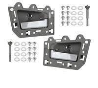 NADCFN Kit de manijas interiores para puertas 82134 82139 82143 1JV471J3AA Compatible con Grand Compatible con Cherokee WK 2005-2010(Chrome RLR)