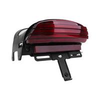 NADCFN Luces traseras para moto Compatible con Harley Davidson Dyna Fat Bob FXDF 2008 2009 2010-UP, luz trasera de motocicleta, luces de freno, lámpara de señal de giro Trasera Para Motocicleta(Red)
