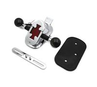 NADCFN Luces traseras para moto Compatible con piezas de motocicleta Harley Davidson Big Twin, cola de freno cromada de Metal con señal de luz Trasera Para Motocicleta(XH3118B-D-01-SK)
