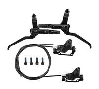 NADCFN M4S Tubo de Aceite de Freno hidráulico de Bicicleta Tipo Dividido de 4 pistones Delantero 850 mm Trasero 1600 mm de Longitud para Frenos de Bicicleta