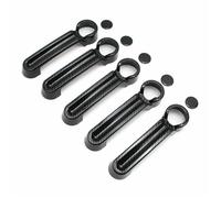 NADCFN Manilla Tirador Lateral Manija de puerta exterior estilo fibra de carbono para Jeep Wrangler JK JKU 2007-2018 Liberty Dodge Nitro(Carbon)