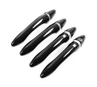 NADCFN Manilla Tirador Lateral Moldura Para Manija De Puerta Exterior, Embellecedor Adhesivo Decorativo, Estilo Fibra De Carbono, Para Kia Optima K5 2011-2015 Smart Car(Smart Type Black)
