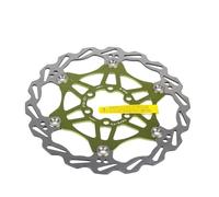 NADCFN Rotor de Freno de Disco MTB Bicicleta Rotor Flotante disipación de Calor 140mm 160mm Rotor 180mm 203mm Accesorios de Ciclismo(1pc 160MM-Green)