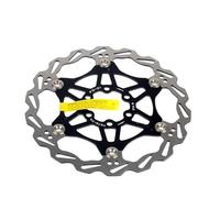 NADCFN Rotor de Freno de Disco MTB Bicicleta Rotor Flotante disipación de Calor 140mm 160mm Rotor 180mm 203mm Accesorios de Ciclismo(1pc 160MM-Black)