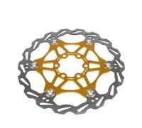 NADCFN Rotor de Freno de Disco MTB Bicicleta Rotor Flotante disipación de Calor 140mm 160mm Rotor 180mm 203mm Accesorios de Ciclismo(1pc 160MM-Golden)