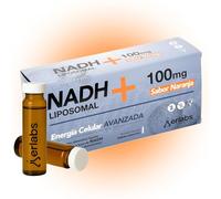 NADH 100mg Liposomal Complemento Alimenticio Líquido Alta Biodisponibilidad | NAD Suplementos Sabor Naranja | NAD Liposomal Puro 100mg | NAD+ Máxima Absorción | Solución Oral 30 Viales 10ml