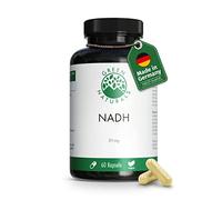 NADH 50mg - 60 cápsulas - made in Germany - 100% vegano y sin aditivos - 2 meses de suministro - Green Naturals®
