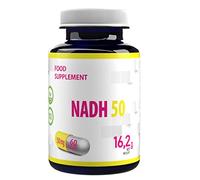 NADH 50mg 60 Cápsulas Veganas, Probado en Laboratorio, suplemento de alta resistencia, sin gluten sin OGM