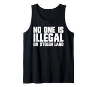 Nadie es Ilegal en Tierras robadas Camiseta sin Mangas