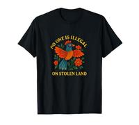 Nadie es ilegal en tierras robadas Nativos Americanos Vintage Camiseta