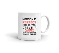 Nadie Es Perfecto Excepto El Conductor Del Camaro Tazas Con Asa Taza De Café Cerámica Taza Para Té Hogar Cacao 330Ml