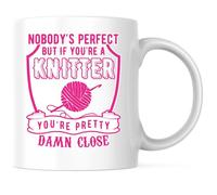 Nadie Es Perfecto, Pero Si Eres Tejedor Taza De Café Elegante Mug Chic Tazas De Desayuno Para Hogar Cappuccino Oficina 330Ml