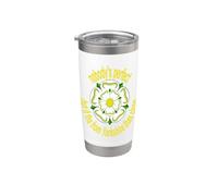 Nadie es perfecto, pero si Tha de Yorkshire está cerca amarillo Vaso térmico de acero inoxidable de doble pared