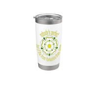 Nadie es perfecto, pero si Tha de Yorkshire está cerca amarillo Vaso térmico de acero inoxidable de doble pared