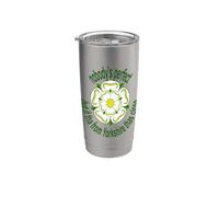 Nadie es perfecto, pero si Tha de Yorkshire está cerca verde Vaso térmico de acero inoxidable de doble pared