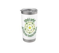 Nadie es perfecto, pero si Tha de Yorkshire está cerca verde Vaso térmico de acero inoxidable de doble pared