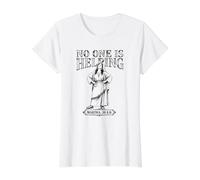 Nadie está ayudando a Martha 30 AD Camiseta gráfica económica, Mujer, Blanco, XL