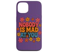 Nadie está Enojado contigo Diseño Suave y tranquilizador de ansiedad Carcasa para iPhone 13