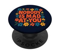 Nadie está Enojado contigo Diseño Suave y tranquilizador de ansiedad PopSockets PopGrip Adhesivo