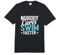 Nadie le Importa Nadar más rápido Divertido Nadador Comfort Colors Adult Heavyweight T-Shirt