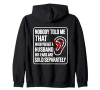 Nadie me Dijo Que Cuando Tienes un Marido Sus Orejas se Venden Sudadera con Capucha