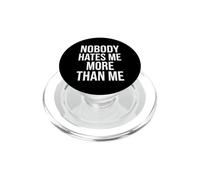 Nadie me Odia más Que yo Diseño de Citas PopSockets PopGrip para MagSafe