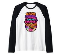 Nadie Organiza La ternura como una mamá Halloween Vibes Camiseta Manga Raglan