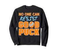 Nadie Puede resistirse a un Buen Juego de Palabras con Puck Sudadera